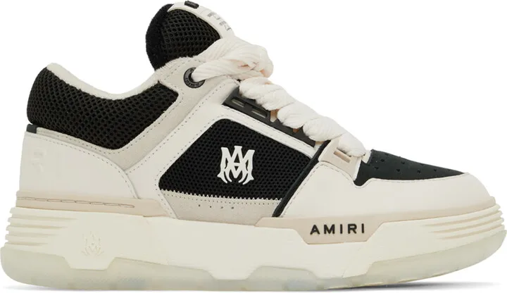 AMIRI White & Black MA-1 Sneakers