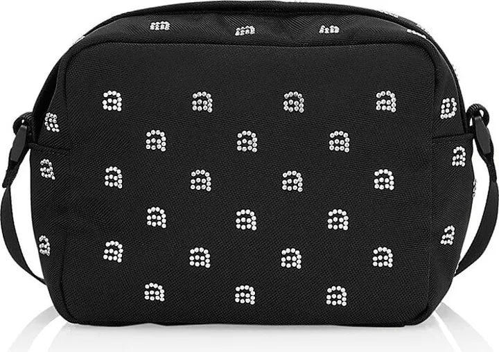 Wangsport Crystal-Embellished Monogram Camera Bag