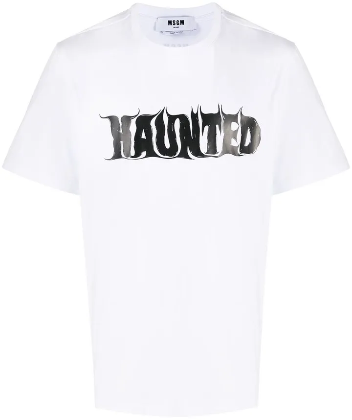 Haunted crew-neck T-shirt