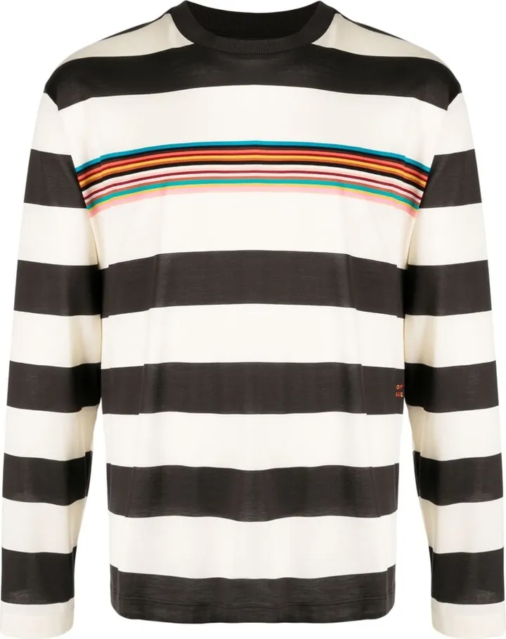 striped long-sleeve T-shirt