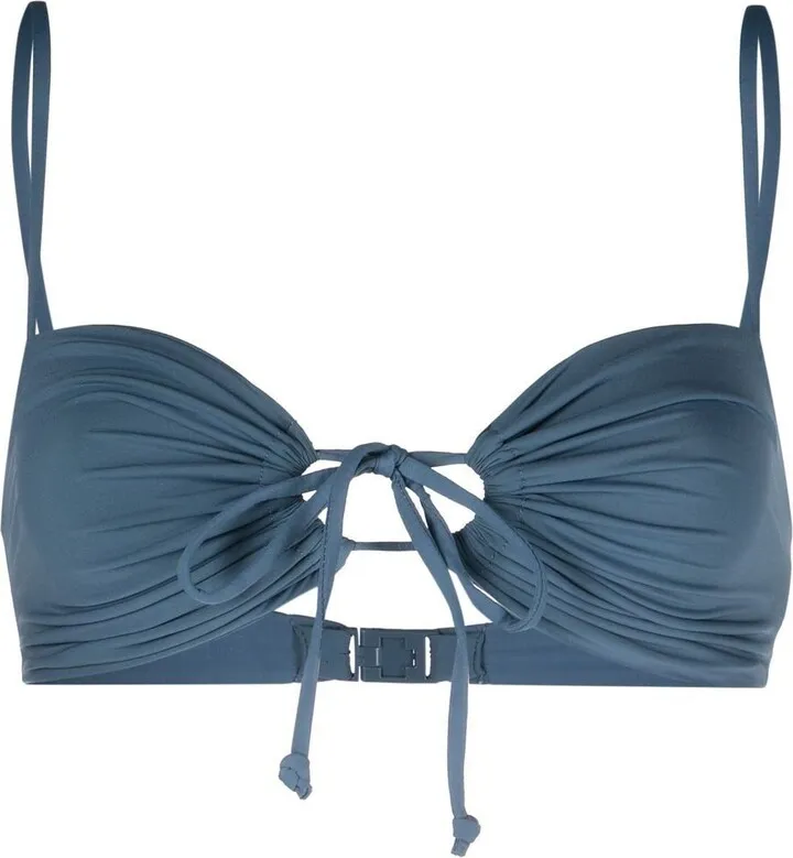 Tie-Fastened Bikini Top