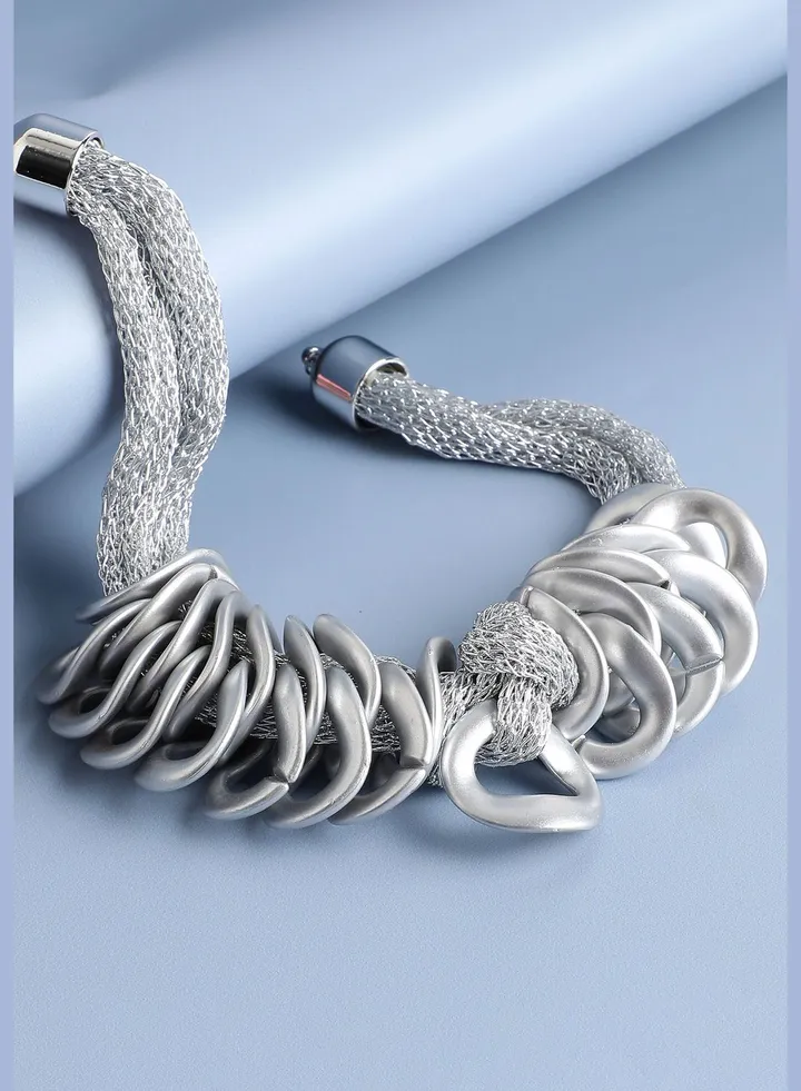Silver Plated Designer Necklace