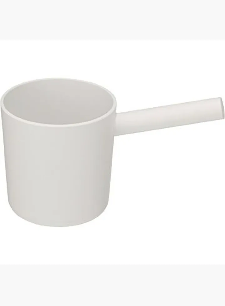 Polypropylene One Handle Pail, 13.5 x 26 x H 14.5 cm, White
