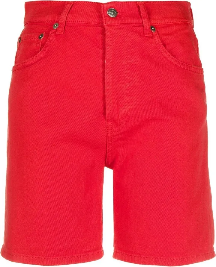 High-Waisted Denim Shorts
