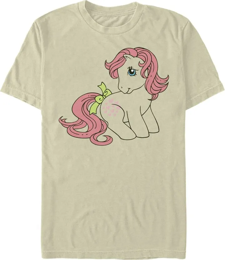 Men's My Little Pony Snuzzle Cutie Mark T-Shirt - Beige - 3X Large