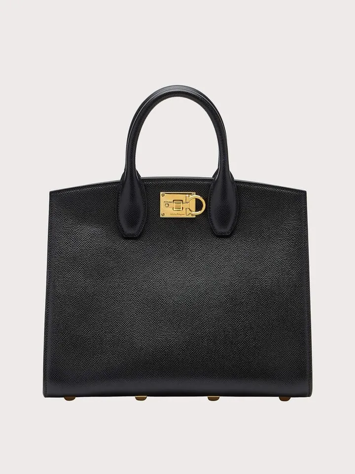 Ferragamo Women Ferragamo Studio Box bag (M) Black