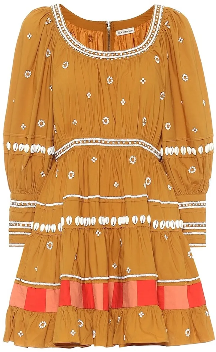 Adama cotton-poplin minidress