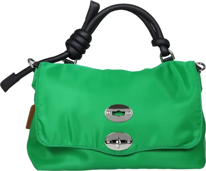 Postina S Tokyo In Green Glossy Nylon