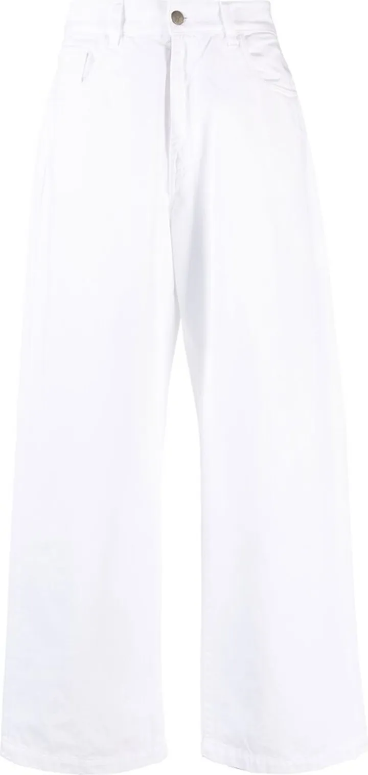 Red Cross wide-leg jeans