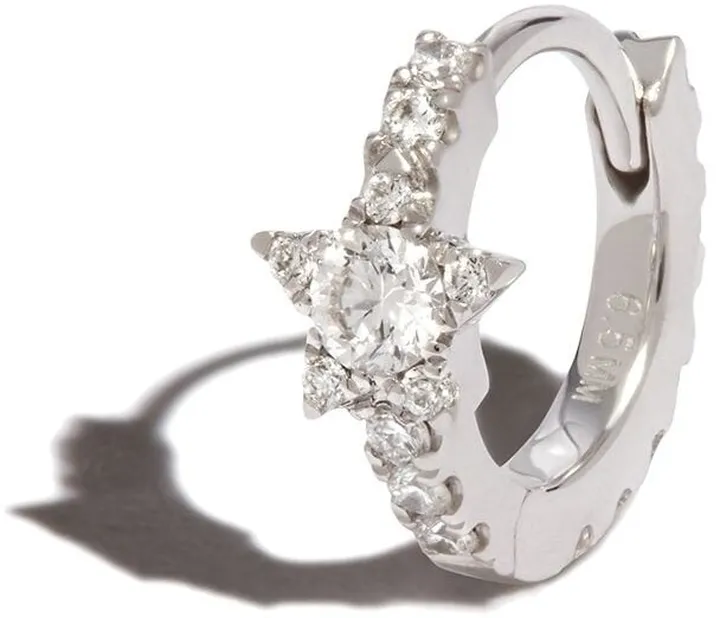 18kt gold Diamond Star Eternity earring