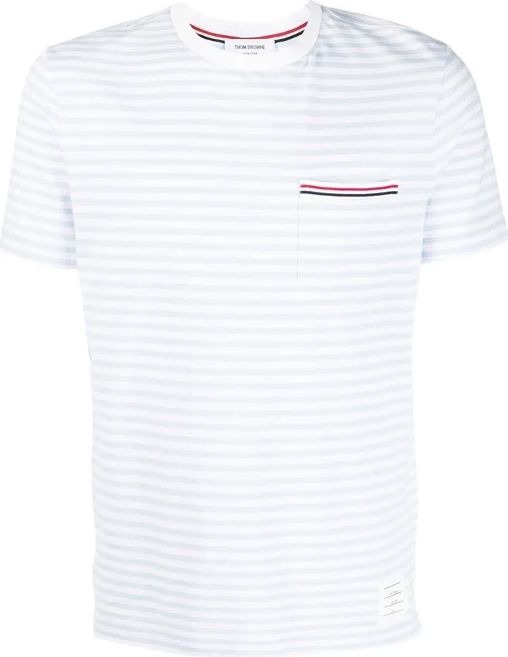 Blue Striped Cotton Shirt
