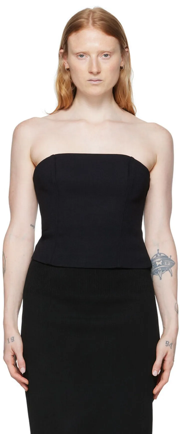 ANINE BING Black Thea Camisole