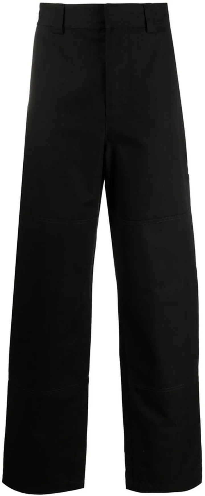 Diag Stripe straight-leg trousers