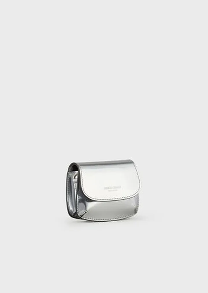 Liquid patent leather mini la Prima bag