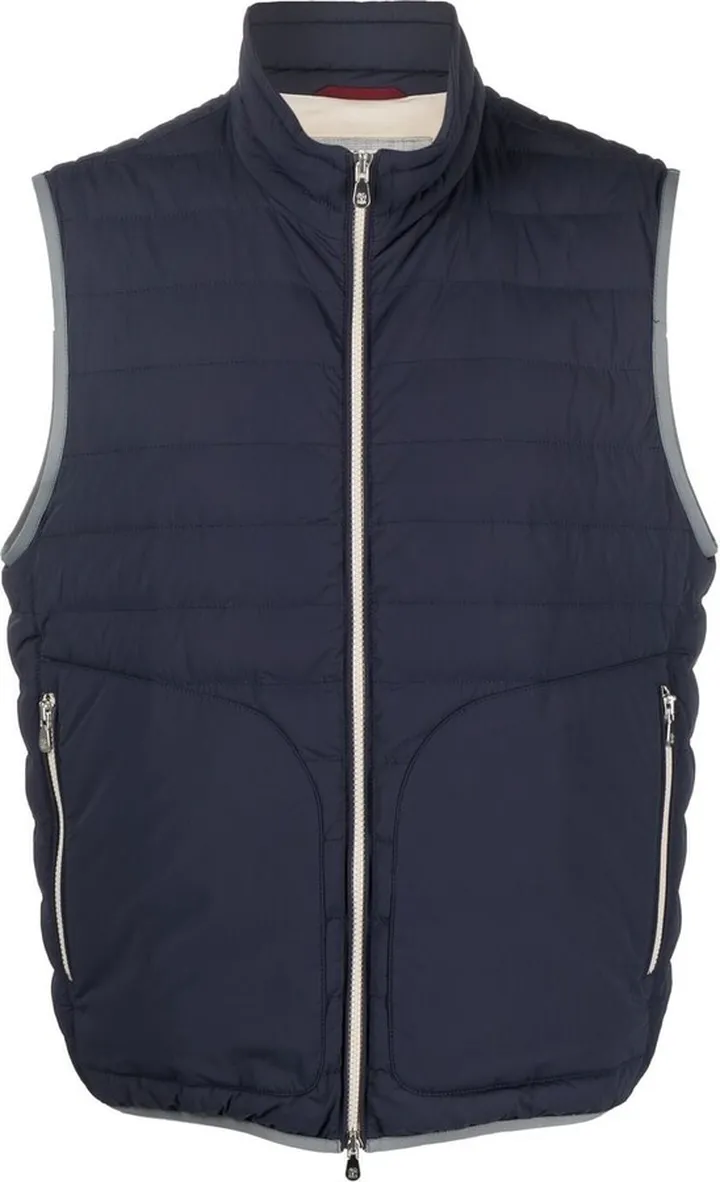 Zipped Padded Gilet Jacket