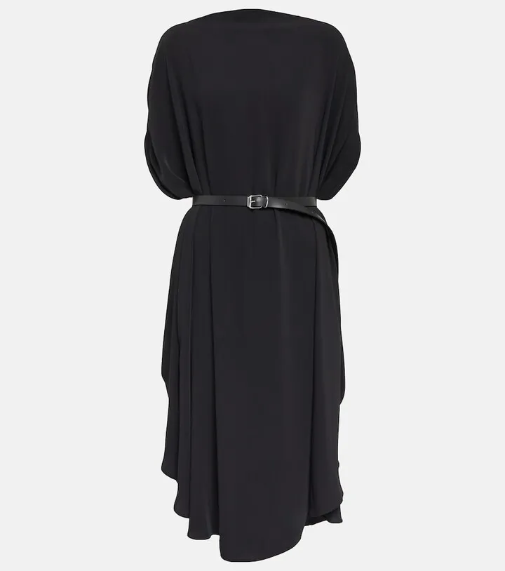 Satin midi dress