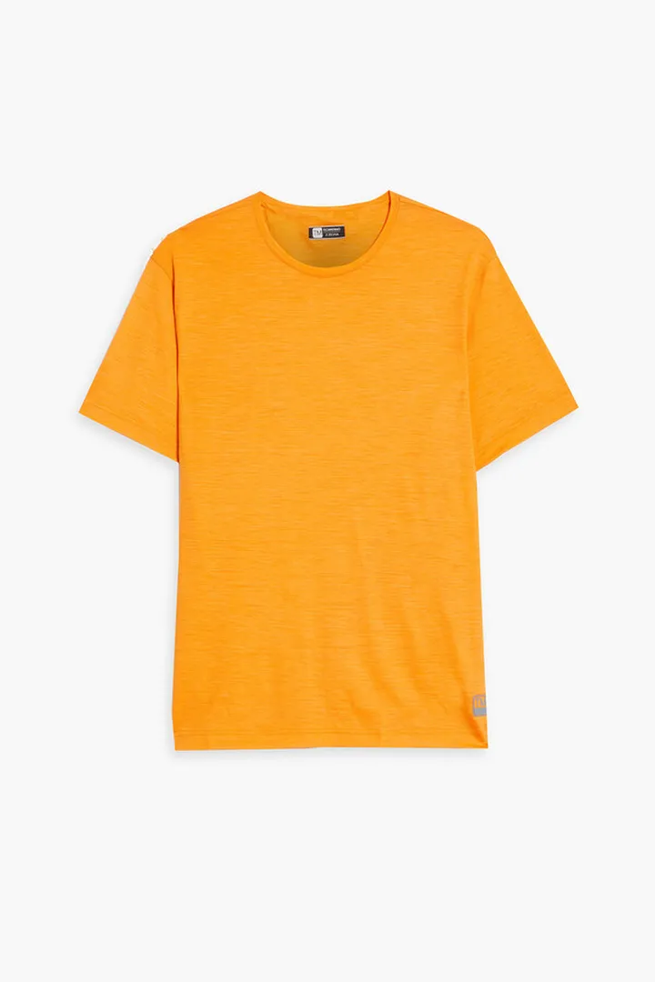 Mélange wool and linen-blend T-shirt