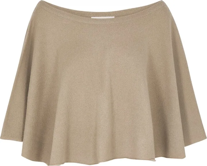 Extreme Cashmere N°261 Ufo Cashmere-blend Poncho