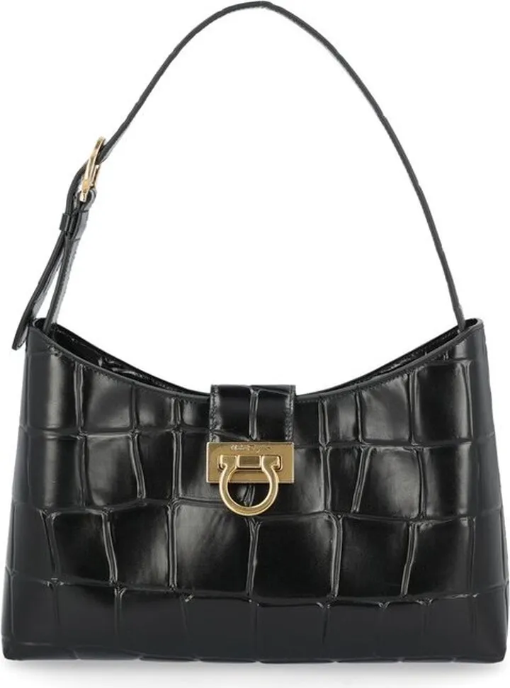 Salvatore Ferragamo Logo Detailed Shoulder Bag