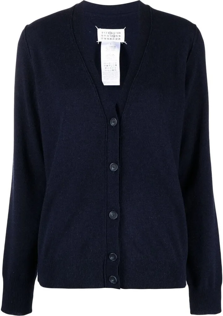 V-neck cashmere cardigan
