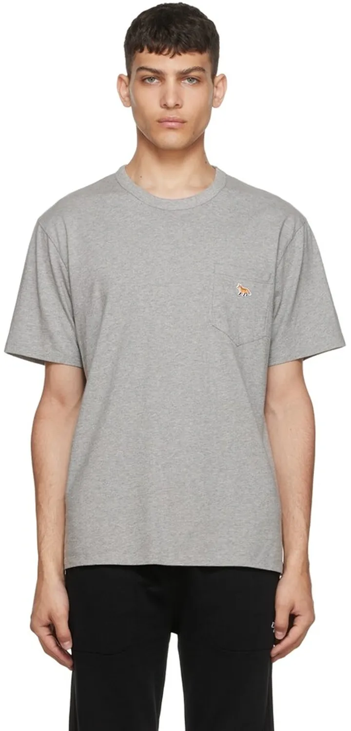 Maison Kitsuné Gray Fox T-Shirt