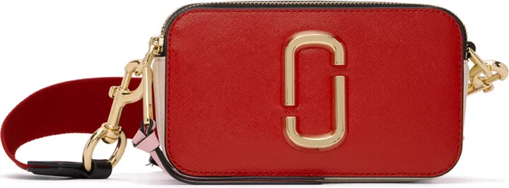 Marc Jacobs Red 'The Colorblock Snapshot' Bag