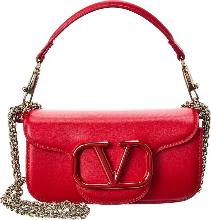 Valentino Vlogo Loco Small Leather Shoulder Bag