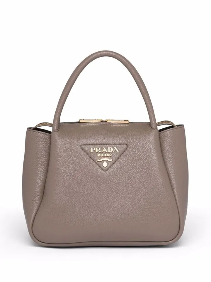 Small Logo-Plaque Tote Bag