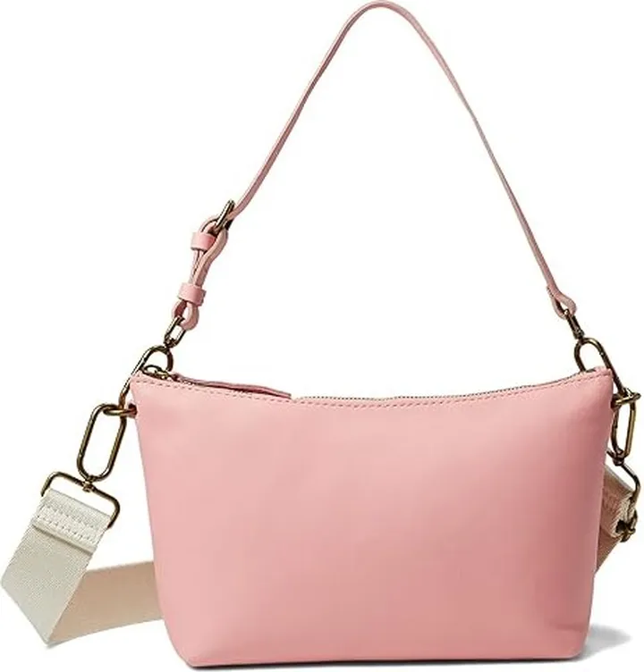 Madewell The Leather Carabiner Crossbody Sling Bag (Dried Blossom) Shoulder Handbags