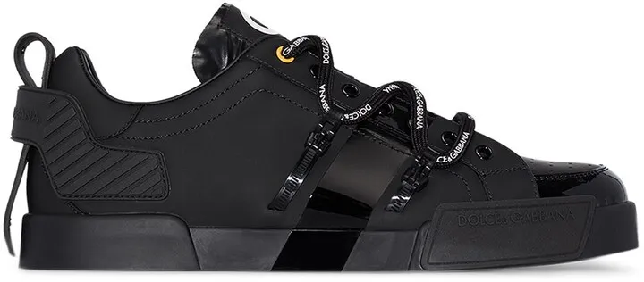 Portofino logo print sneakers