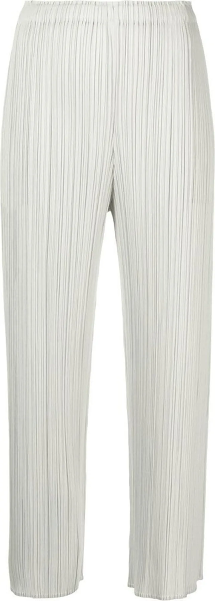 Pleated Cropped Trousers