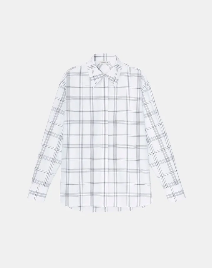 Plus Size Plaid Organic Cotton Shirt