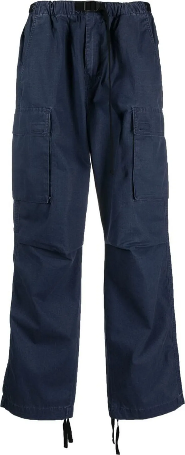 Logo-Patch Straight-Leg Trousers