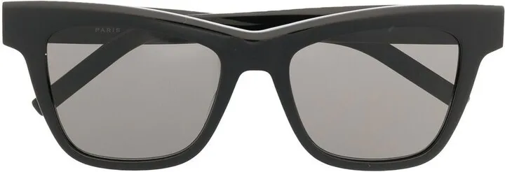 Logo-Plaque Square-Frame Sunglasses