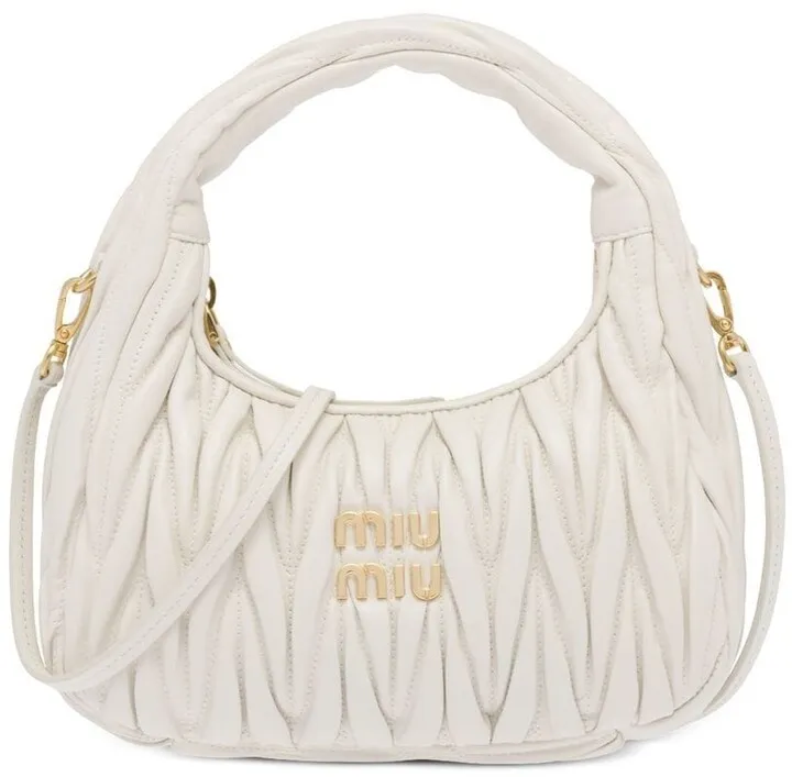 Miu Wander matelassé mini bag