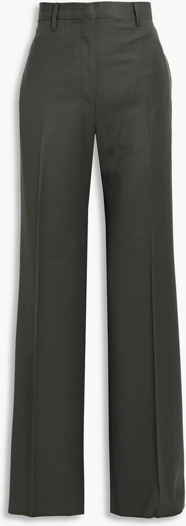 Wool wide-leg pants