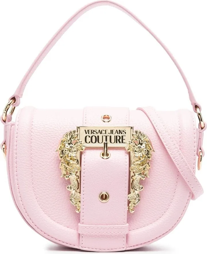 Oversized-Buckle Detail Tote
