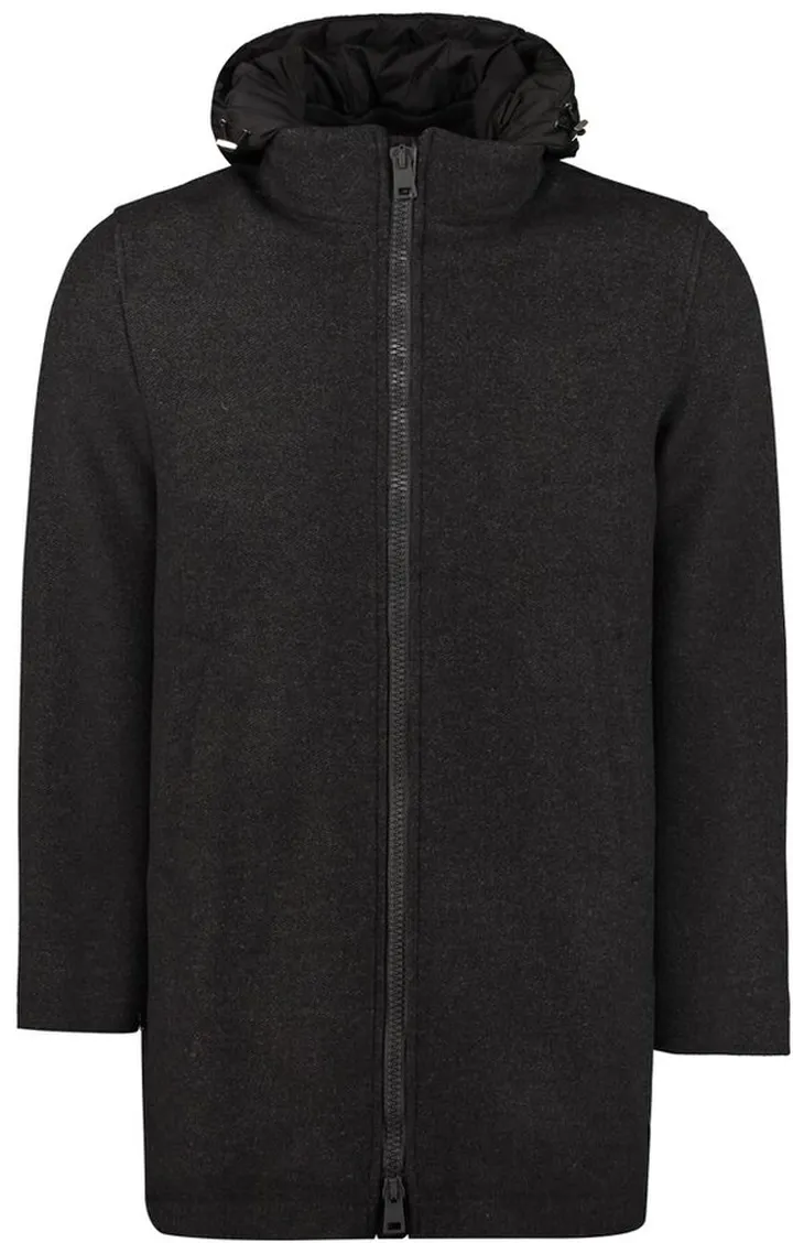 Herno Zipped Hooded Coat
