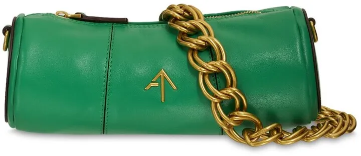 XX Mini Cylinder leather shoulder bag