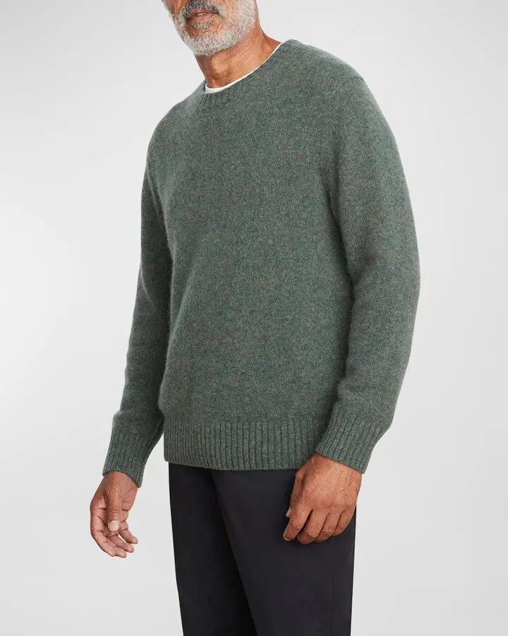Men's Melange Crew Sweater