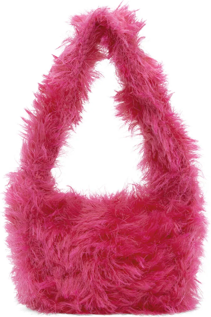 Lado Bokuchava Pink Mini Grinch Bag