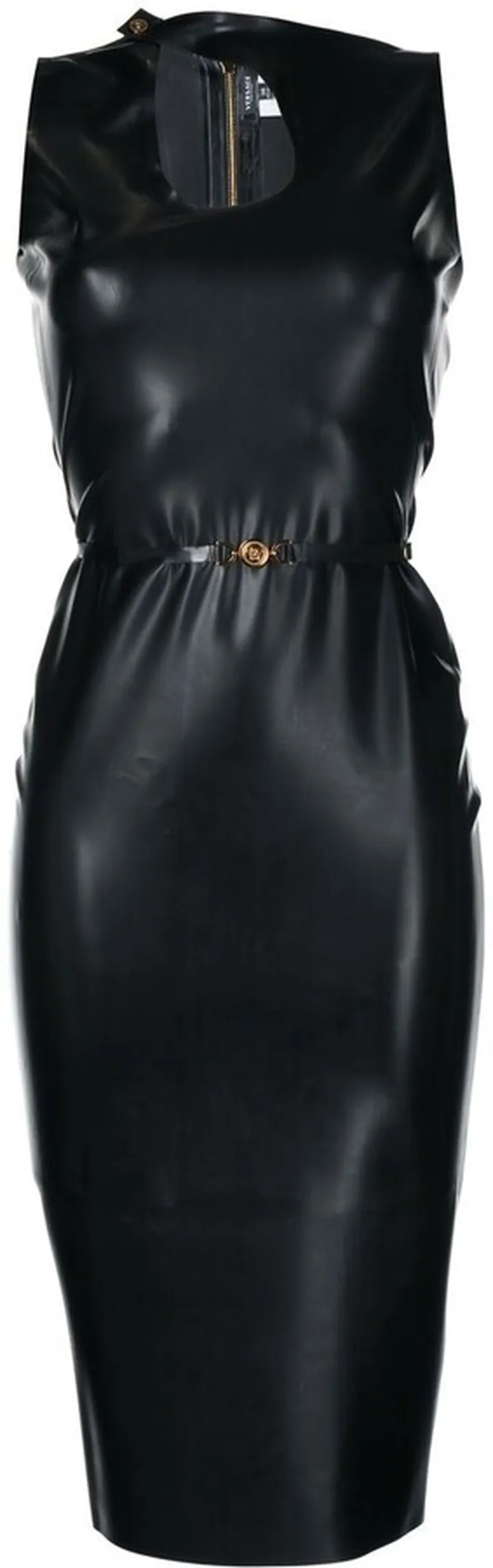 Cut-Out Belted Dress