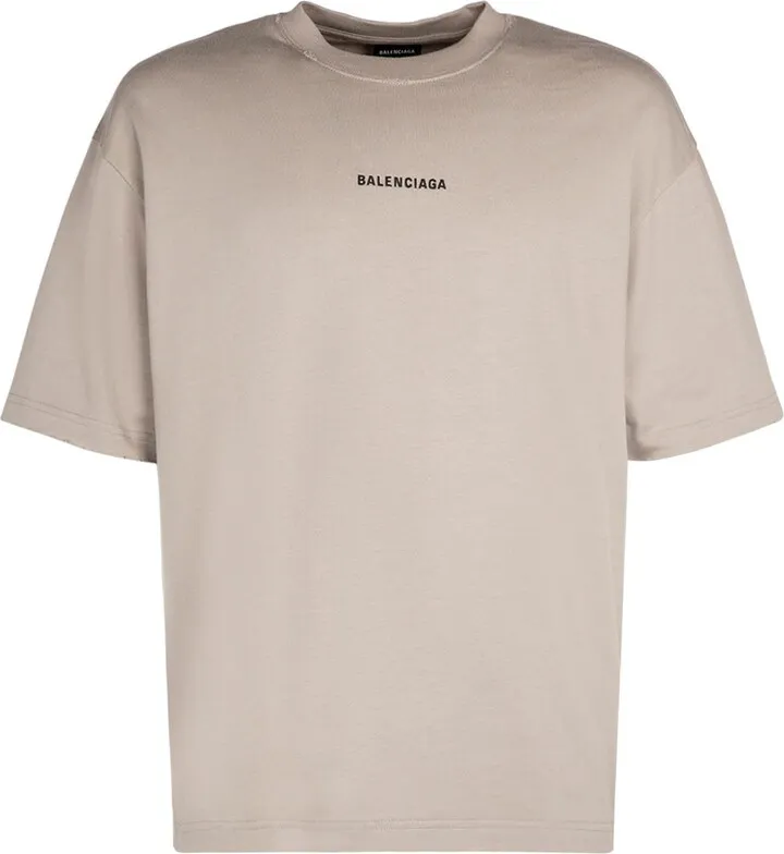 Vintage effect cotton jersey t-shirt