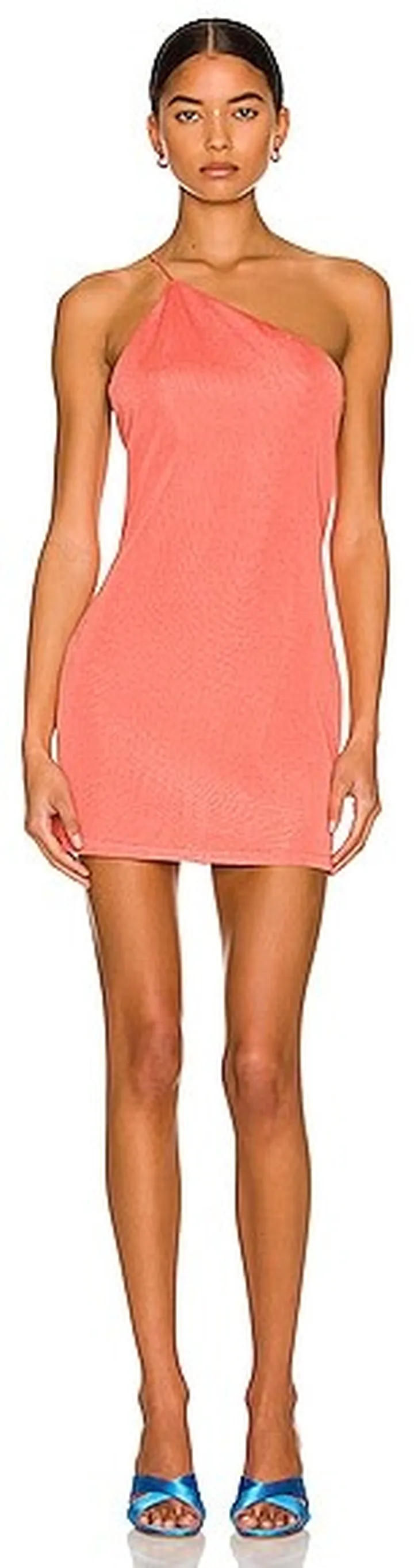 GAUGE81 Beja Short Dress in Coral