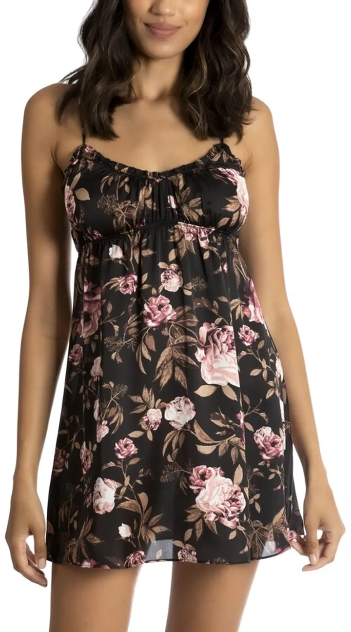 Women's Juliette Rosey Date Satin Chiffon Chemise