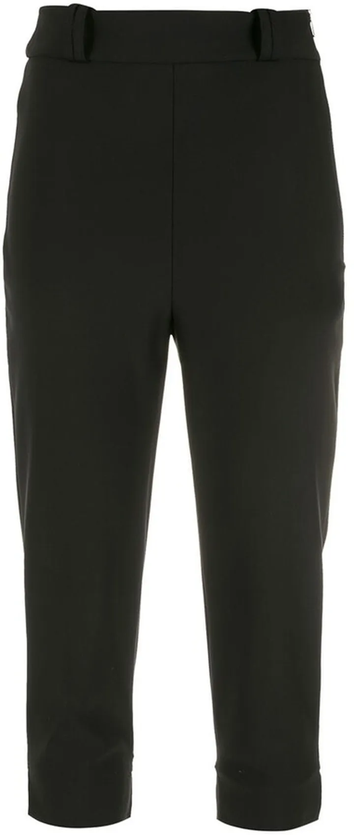 Side Zip Cropped Trousers