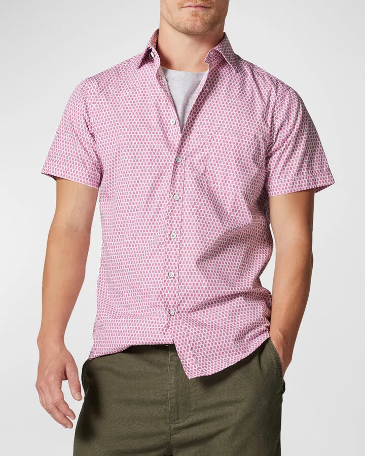 Men's Rosebank Poplin Short-Sleeve Shirt