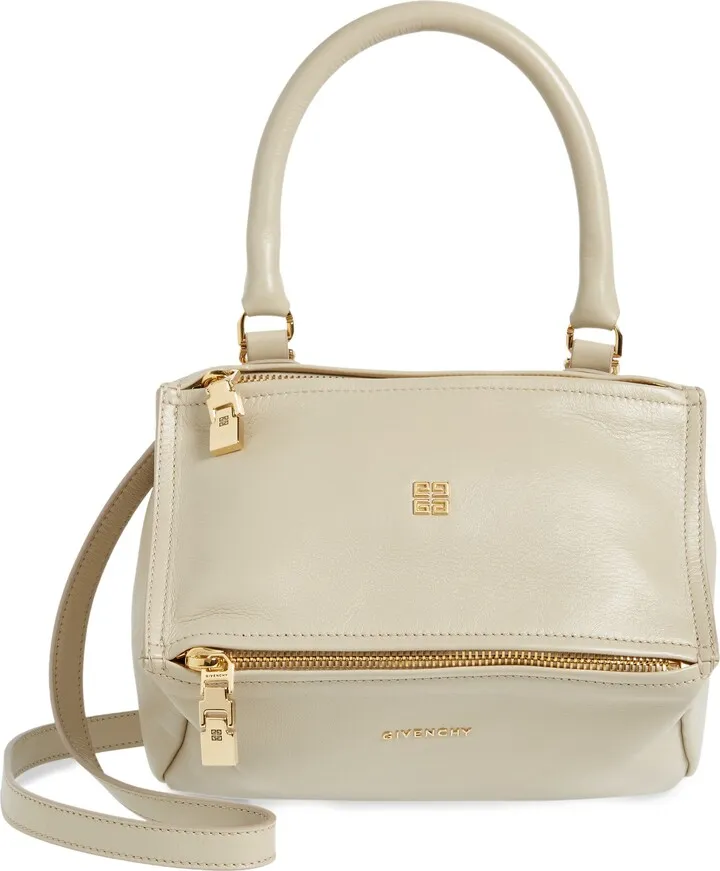 Small Pandora Calfskin Leather Crossbody Bag