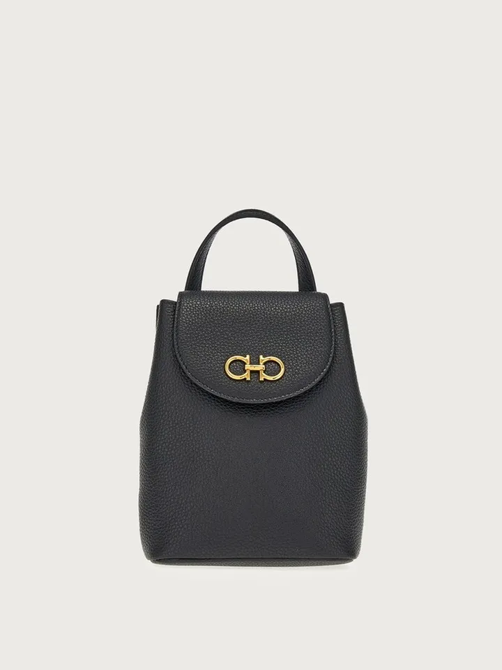 Ferragamo Women Gancini mini bag Black