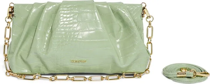 Plaid Baguette Shoulder Bag